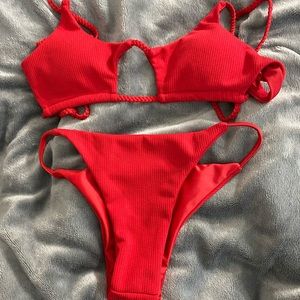 Red bikini